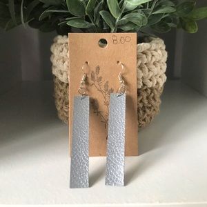 Faux Leather Earrings
